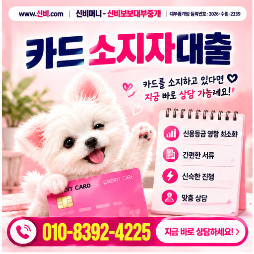 카드소지자대출 금융정보 안내 썸네일