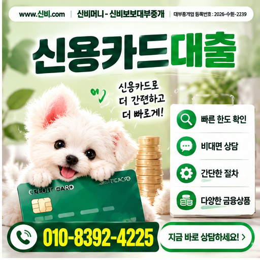 신용카드대출 금융정보 안내 썸네일