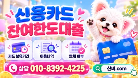 신용카드잔여한도대출 영상 썸네일