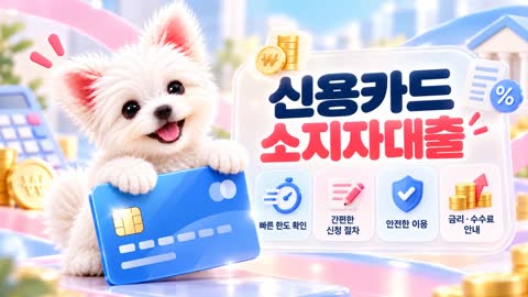 신용카드소지자대출 영상 썸네일